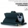 PU Leather + TPU RFID Multi-Card Wallet Stand Case for iPhone 17 Pro Max - Green