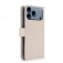 PU Leather + TPU RFID Multi-Card Wallet Stand Case for iPhone 17 Pro Max - Apricot