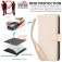 PU Leather + TPU RFID Multi-Card Wallet Stand Case for iPhone 17 Pro Max - Apricot