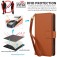 PU Leather + TPU RFID Multi-Card Wallet Stand Case for iPhone 17 Pro Max - Brown