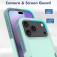 2-in-1 PC + TPU Hybrid Case for iPhone 17 Pro Max - Light Green