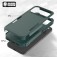 2-in-1 PC + TPU Hybrid Case for iPhone 17 Pro Max - Dark Green