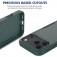 2-in-1 PC + TPU Hybrid Case for iPhone 17 Pro Max - Dark Green