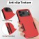 2-in-1 PC + TPU Hybrid Case for iPhone 17 Pro Max - Red
