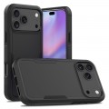 2-in-1 PC + TPU Hybrid Case for iPhone 17 Pro Max - Black