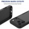 2-in-1 PC + TPU Hybrid Case for iPhone 17 Pro Max - Black