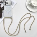 PC + TPU MagSafe-Compatible Case with Lanyard for iPhone 17 Pro Max - Khaki