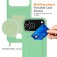 Liquid Silicone Case with Card Pocket & Adjustable Lanyard for iPhone 17 Pro Max - Green