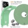 Liquid Silicone Case with Card Pocket & Adjustable Lanyard for iPhone 17 Pro Max - Green
