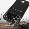 Liquid Silicone Case with Card Pocket & Adjustable Lanyard for iPhone 17 Pro Max - Black