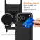 Liquid Silicone Case with Card Pocket & Adjustable Lanyard for iPhone 17 Pro Max - Black