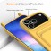 Liquid Silicone Case with Card Pocket & Adjustable Lanyard for iPhone 17 Pro Max - Yellow