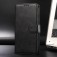 Calf-Texture PU Leather + TPU Flip Wallet Stand Case for iPhone 17 Pro Max - Black