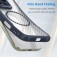 Translucent Carbon-Fiber-Texture PC + TPU MagSafe-Compatible Case for iPhone 17 Pro Max - Blue