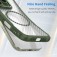 Translucent Carbon-Fiber-Texture PC + TPU MagSafe-Compatible Case for iPhone 17 Pro Max - Green