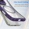 Translucent Carbon-Fiber-Texture PC + TPU MagSafe-Compatible Case for iPhone 17 Pro Max - Purple