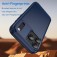 Brushed Carbon-Fiber-Style TPU Case for iPhone 17 Pro Max - Blue