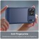 Brushed Carbon-Fiber-Style TPU Case for iPhone 17 Pro Max - Blue