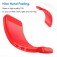 Brushed Carbon-Fiber-Style TPU Case for iPhone 17 Pro Max - Red