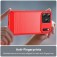 Brushed Carbon-Fiber-Style TPU Case for iPhone 17 Pro Max - Red