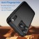 Brushed Carbon-Fiber-Style TPU Case for iPhone 17 Pro Max - Black