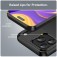 Brushed Carbon-Fiber-Style TPU Case for iPhone 17 Pro Max - Black