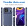 Textured Soft TPU Shockproof Case for iPhone 17 Pro Max - Blue