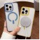 Dual-Sided Frosted Clear Acrylic + TPU MagSafe-Compatible Case for iPhone 17 Pro Max - Yellow