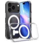 Clear Acrylic + PC + TPU Hybrid MagSafe-Compatible Case for iPhone 17 Pro Max