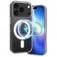 Clear Acrylic + PC + TPU Hybrid MagSafe-Compatible Case for iPhone 17 Pro Max