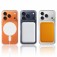 Clear Acrylic + PC + TPU Hybrid MagSafe-Compatible C-Shaped Ring Case for iPhone 17 Pro Max
