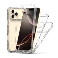 Clear Acrylic-Back PC + TPU Hybrid Case for iPhone 17 Pro Max