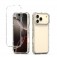 Clear Acrylic-Back PC + TPU Hybrid Case for iPhone 17 Pro Max