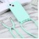 TPU Crossbody Lanyard Case for iPhone 17 Pro Max - Mint Green