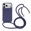 TPU Crossbody Lanyard Case for iPhone 17 Pro Max - Dark Blue