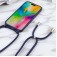 TPU Crossbody Lanyard Case for iPhone 17 Pro Max - Dark Blue