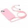 TPU Crossbody Lanyard Case for iPhone 17 Pro Max - Pink