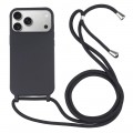 TPU Crossbody Lanyard Case for iPhone 17 Pro Max - Black