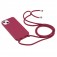 TPU Crossbody Lanyard Case for iPhone 17 Pro Max - Red