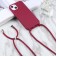 TPU Crossbody Lanyard Case for iPhone 17 Pro Max - Red