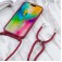 TPU Crossbody Lanyard Case for iPhone 17 Pro Max - Red