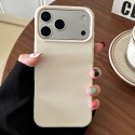 Leather-Texture TPU Full-Coverage Case for iPhone 17 Pro Max - White