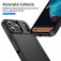 Heavy-Duty PC + TPU Protective Case for iPhone 17 Pro Max - Black