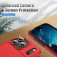 Heavy-Duty PC + TPU Protective Case for iPhone 17 Pro Max - Red+Rose Red