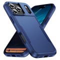 Heavy-Duty PC + TPU Protective Case for iPhone 17 Pro Max - Blue