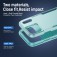 Heavy-Duty PC + TPU Protective Case for iPhone 17 Pro Max - Green