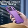 Heavy-Duty PC + TPU Protective Case for iPhone 17 Pro Max - Purple+Black