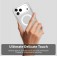 PC + TPU Hybrid MagSafe-Compatible Case with Frosted Translucent Back for iPhone 17 Pro Max - White