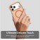PC + TPU Hybrid MagSafe-Compatible Case with Frosted Translucent Back for iPhone 17 Pro Max - Orange