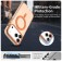 PC + TPU Hybrid MagSafe-Compatible Case with Frosted Translucent Back for iPhone 17 Pro Max - Orange